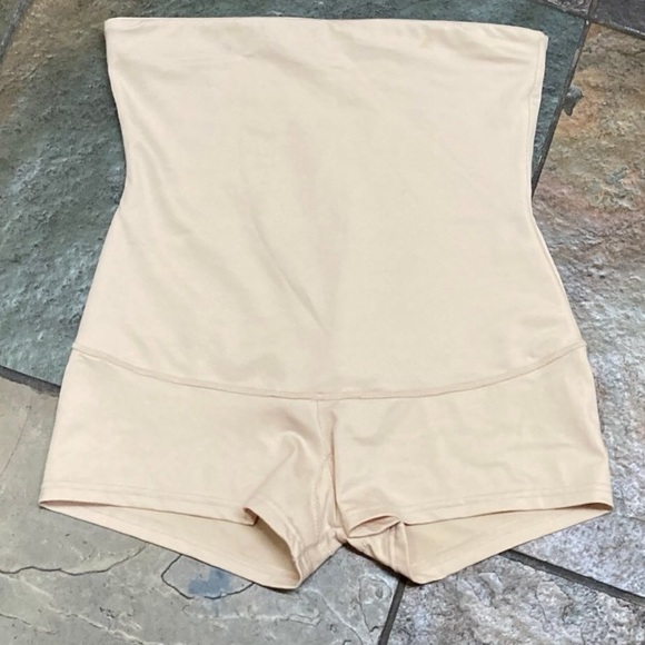 Flexees Nude High Waist Shaping Boyshort small - Picture 1 of 5